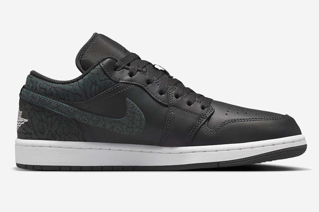 Jordan 1 Low SE Black Elephant - Vista 3