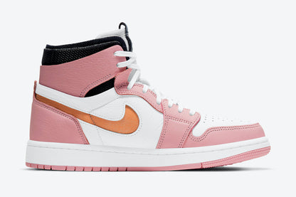 Jordan 1 High Zoom Air CMFT Pink Glaze Cactus Flower (Women's) - Vista 3