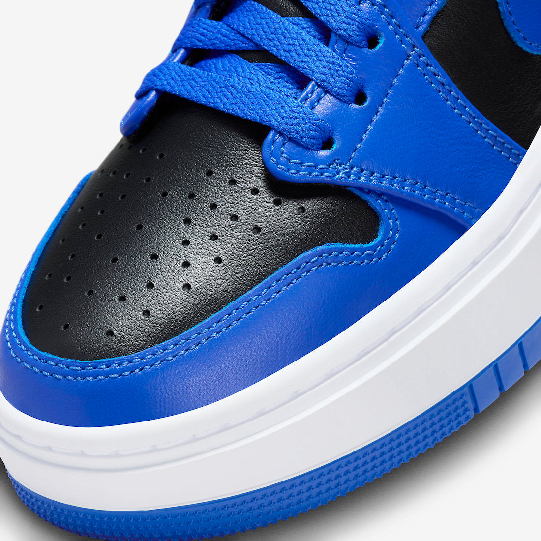 Jordan 1 Elevate Low Black Hyper Royal (Women's) - Vista 7
