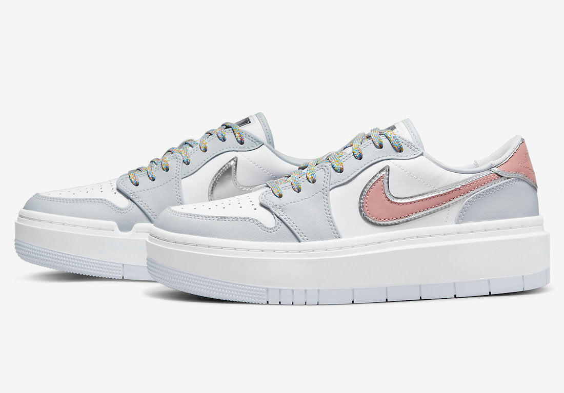 Jordan 1 Elevate Low SE Tear Away Silver (Women's) - Vista 2