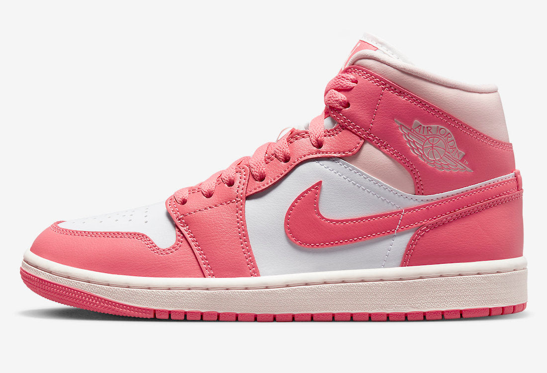 Jordan 1 Mid Strawberries and Cream (Women's) - Vista 2