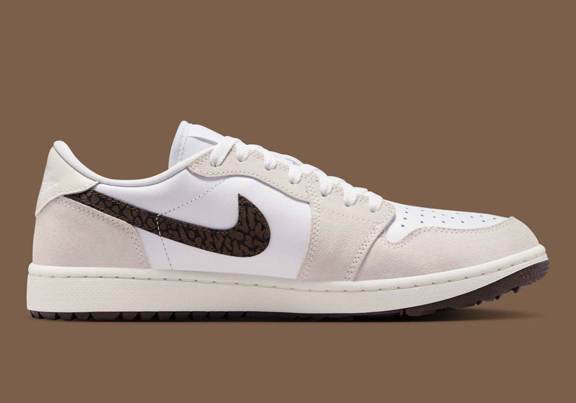 Jordan 1 Retro Low Golf Light Orewood Elephant - Vista 3