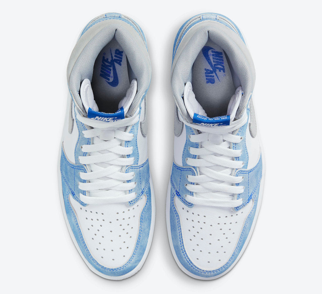 Jordan 1 Retro High OG Hyper Royal Smoke Grey - Vista 4