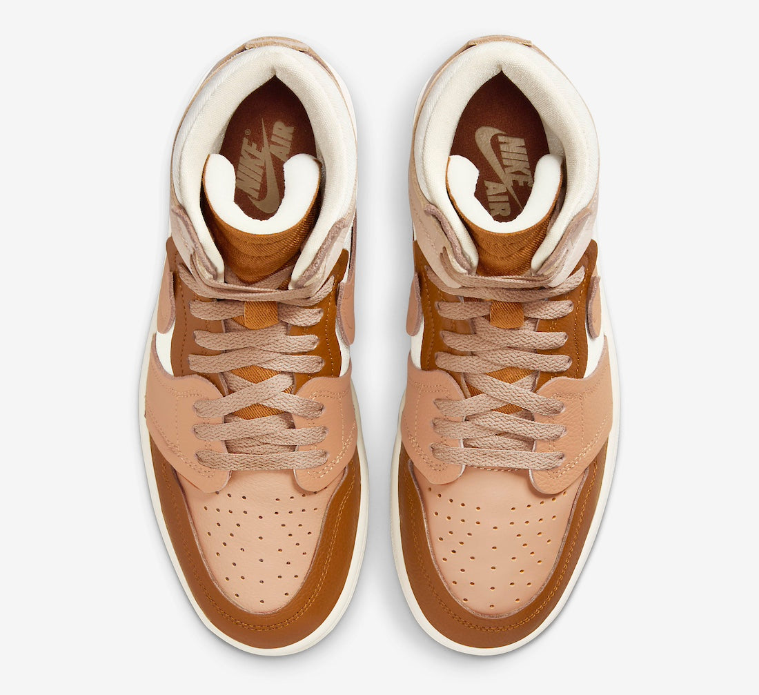 Jordan 1 High Method of Make Legend Medium Brown (Women's) - Vista 4