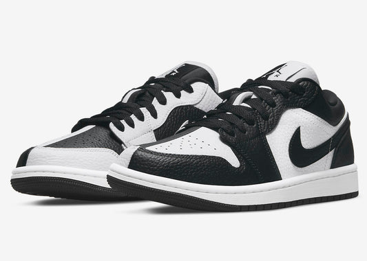 Jordan 1 Low SE Homage Split White Black (Women's) - Vista 1