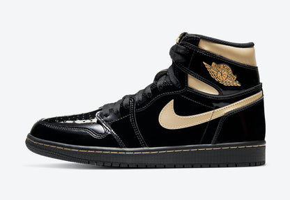 Jordan 1 Retro High Black Metallic Gold (2020) - Vista 2