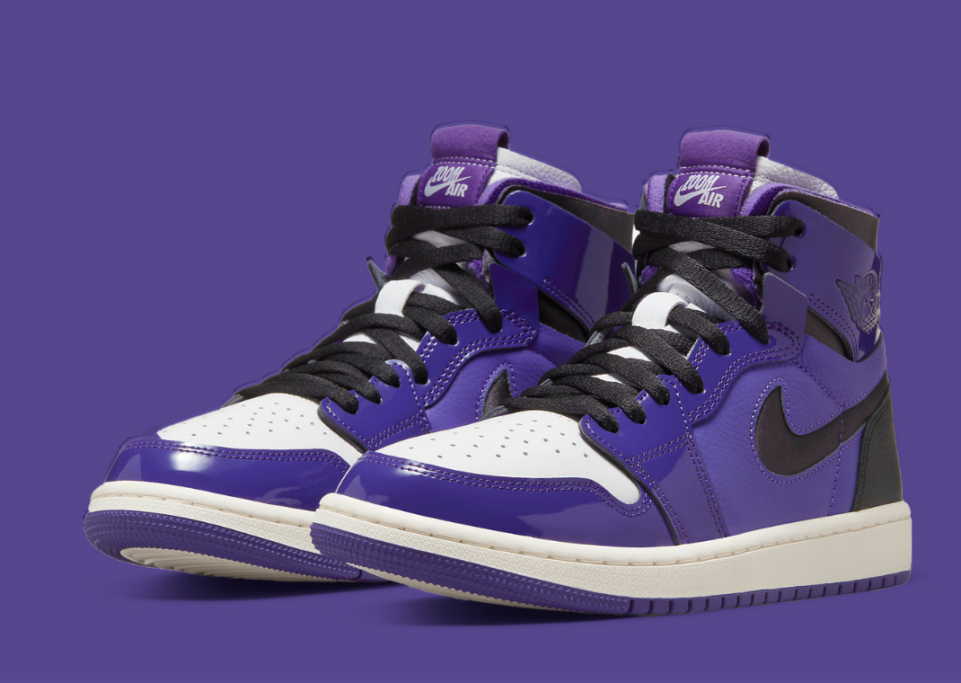 Jordan 1 High Zoom Air CMFT Purple Patent - Vista 2