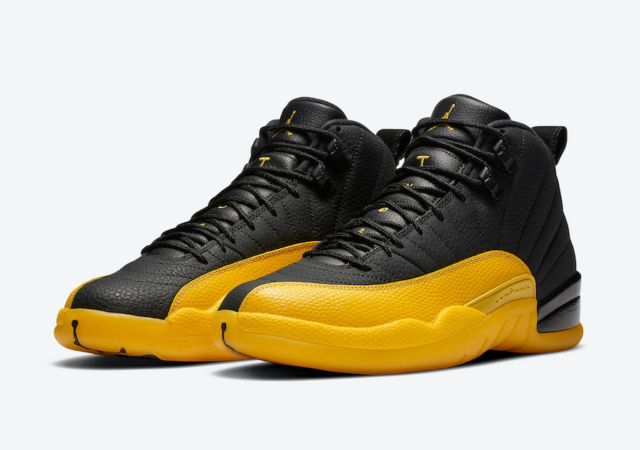 Jordan 12 Retro Black University Gold - Vista 1