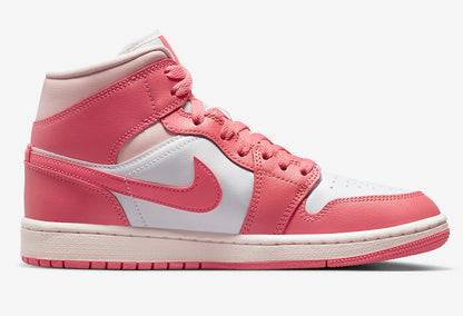 Jordan 1 Mid Strawberries and Cream (Women's) - Vista 3