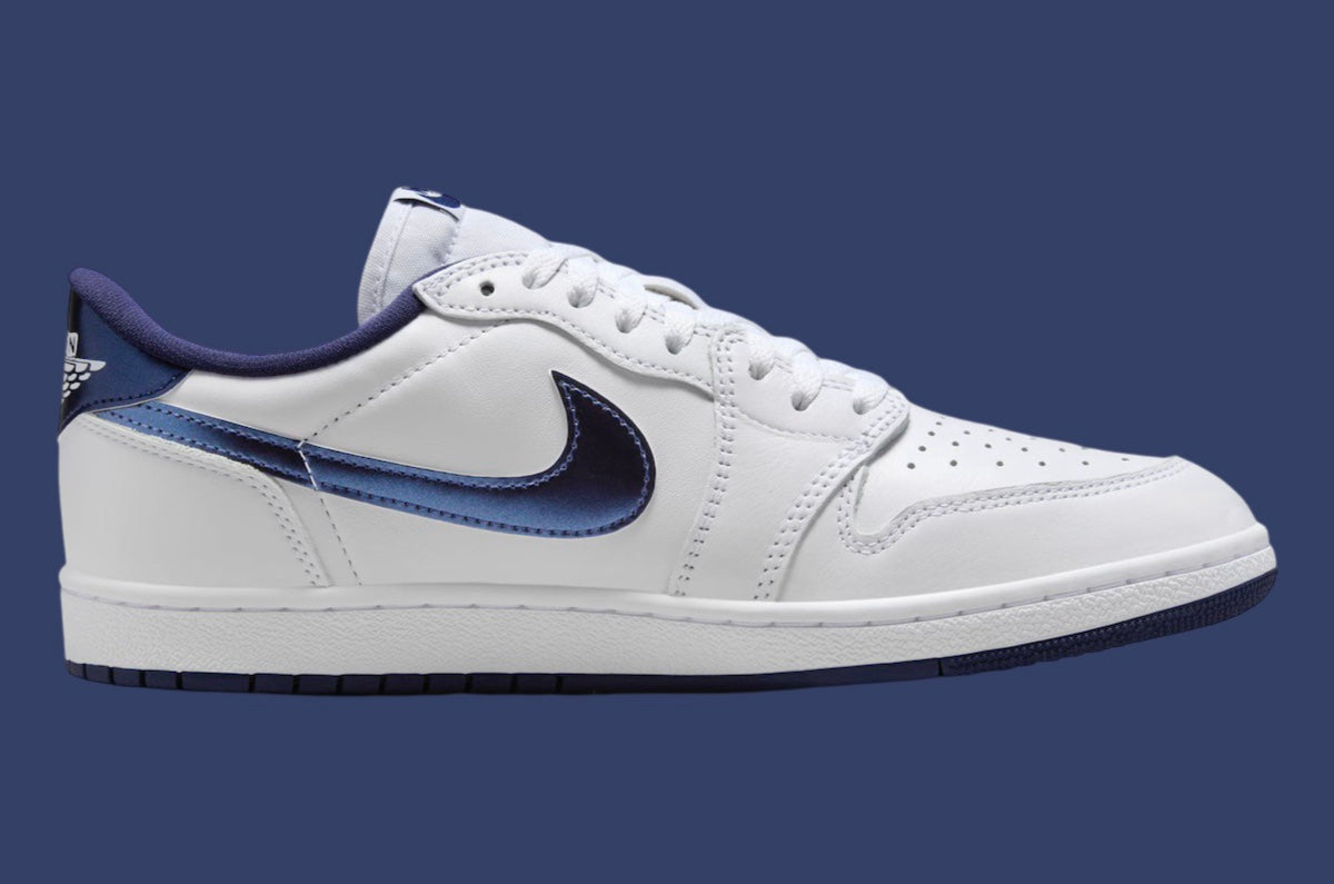 Jordan 1 Retro Low 85 Metallic Blue - Vista 3
