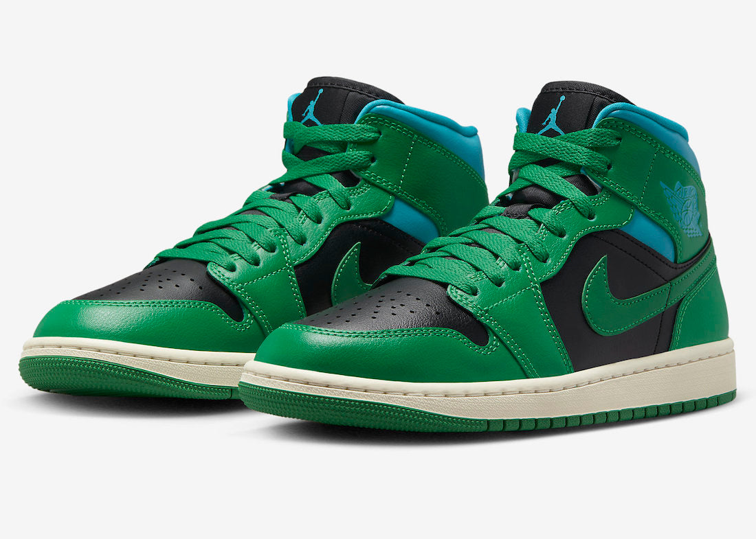 Jordan 1 Mid Lucky Green Aquatone - Vista 1