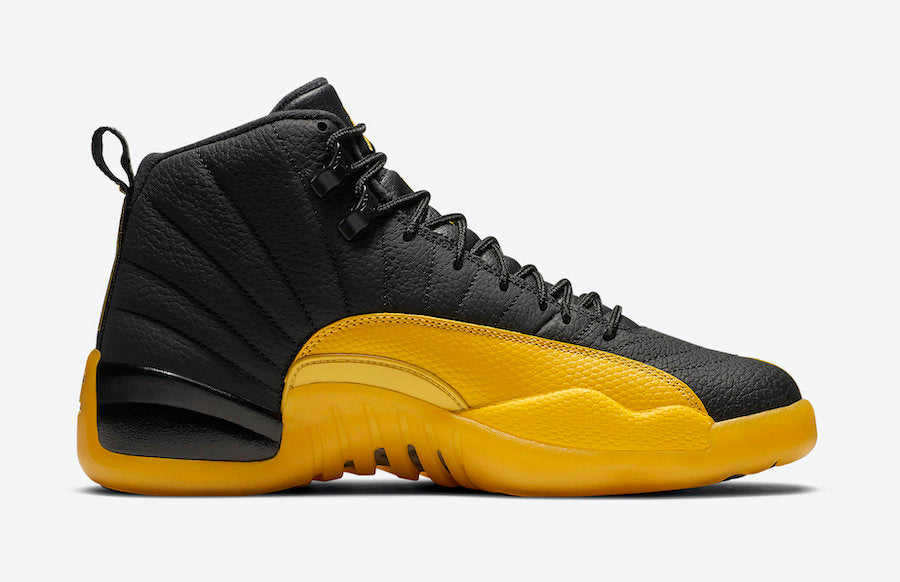 Jordan 12 Retro Black University Gold - Vista 3