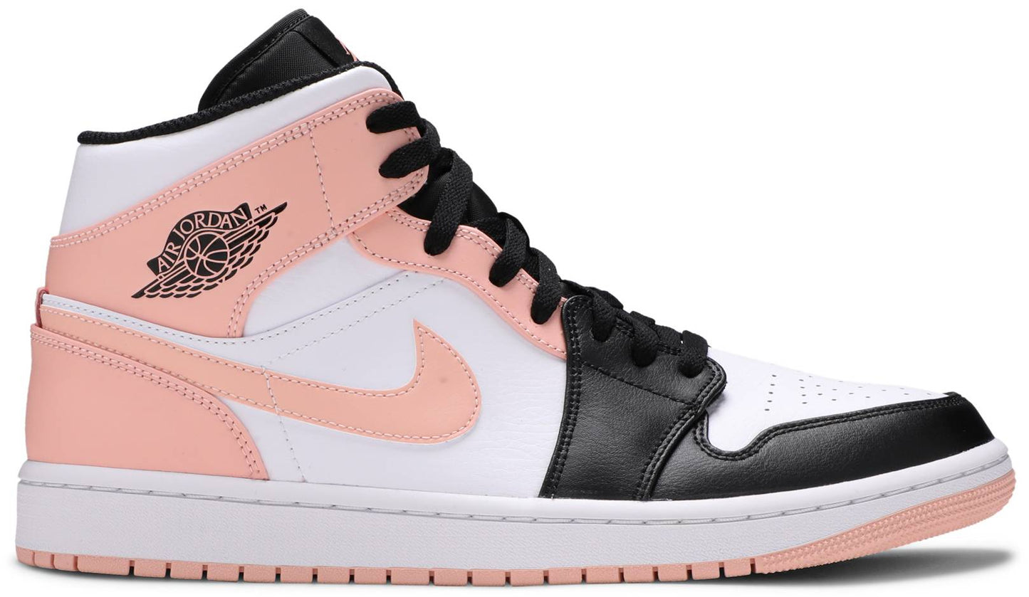 Jordan 1 Mid Arctic Orange Black Toe - Vista 3