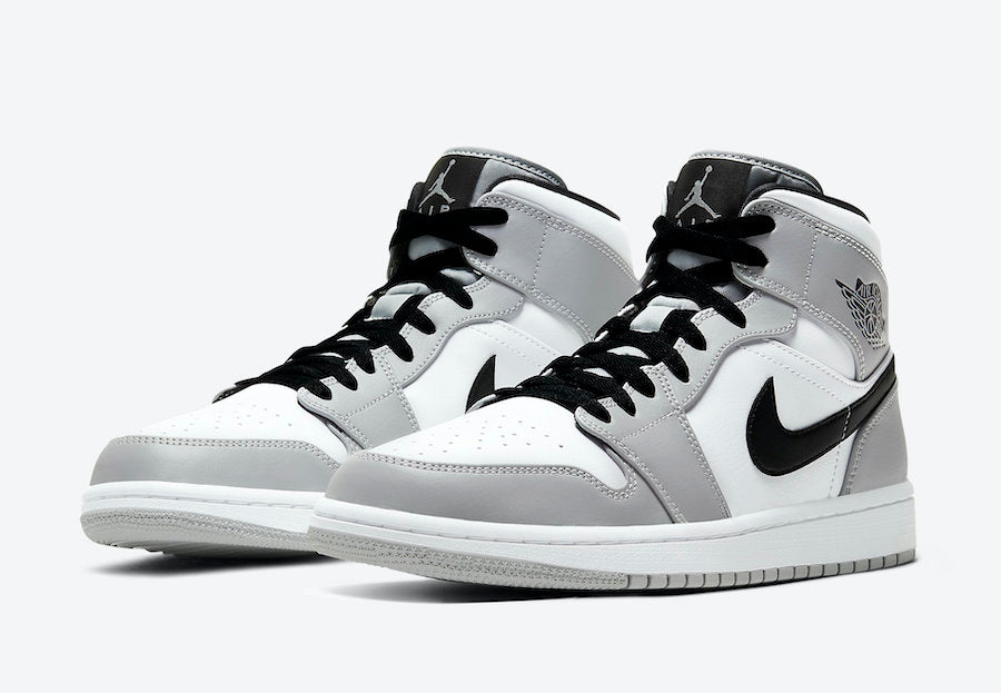 Jordan 1 Mid Light Smoke Grey - Vista 1