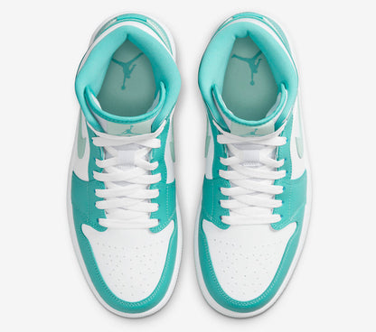 Jordan 1 Mid Washed Teal (Women's) - Vista 4