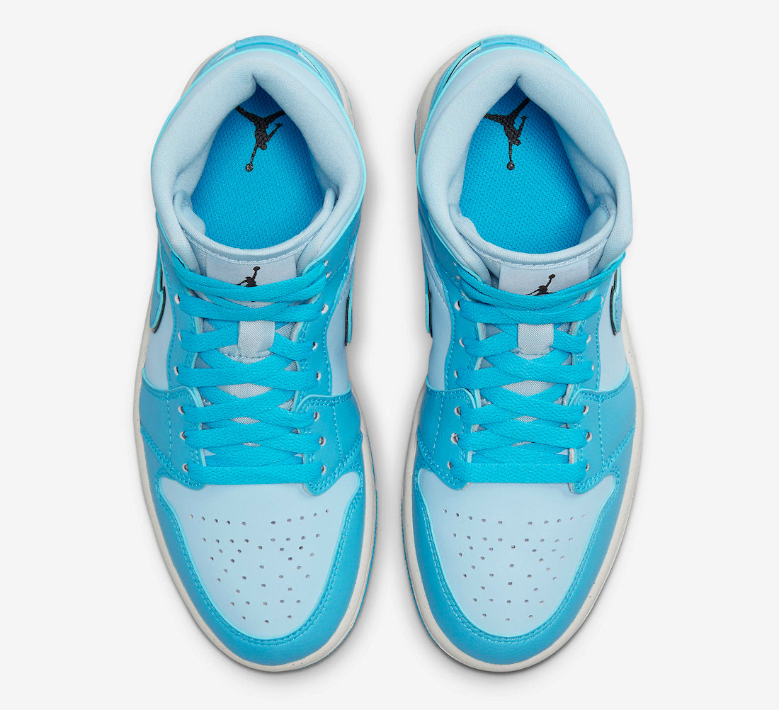 Jordan 1 Mid SE Ice Blue - Vista 4
