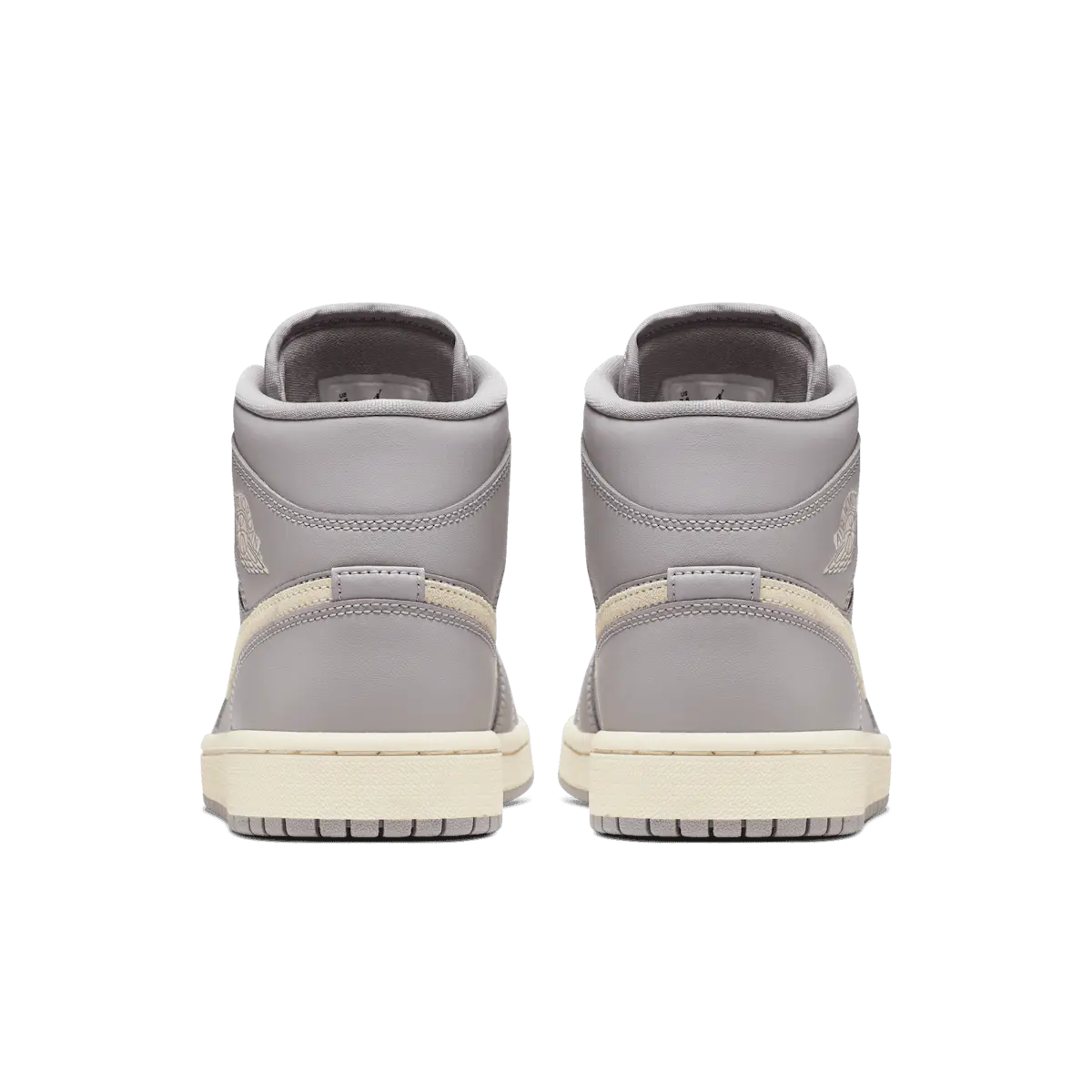 Jordan 1 Mid Atmosphere Grey Pale Ivory (Women's) - Vista 4