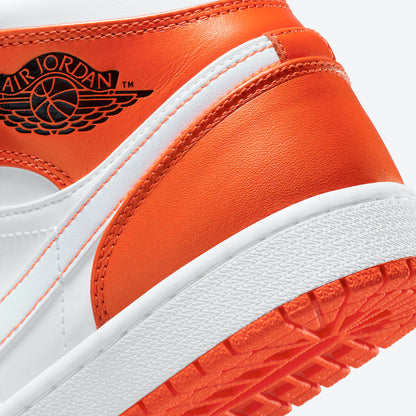 Jordan 1 Mid Metallic Orange - Vista 8