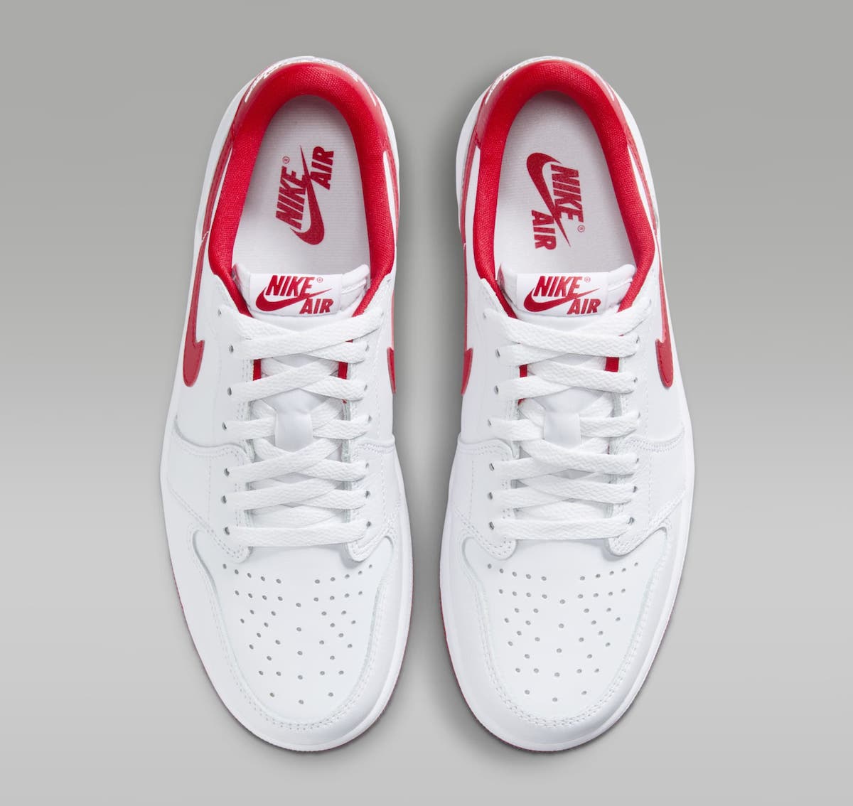 Jordan 1 Retro Low OG University Red - Vista 4