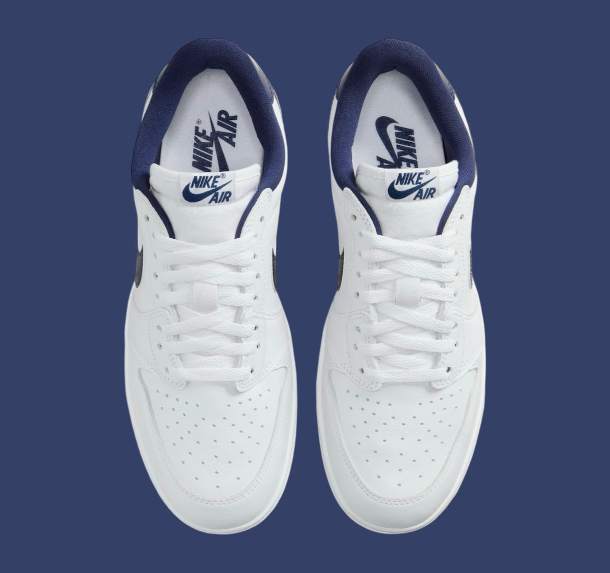 Jordan 1 Retro Low 85 Metallic Blue - Vista 4
