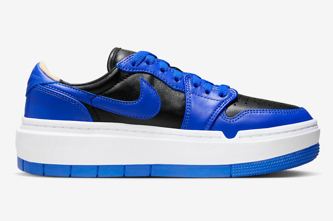 Jordan 1 Elevate Low Black Hyper Royal (Women's) - Vista 3