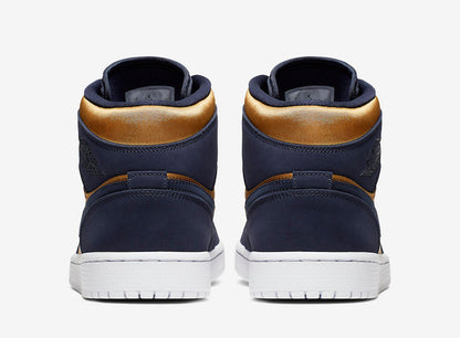 Jordan 1 Mid Obsidian Desert Ochre - Vista 5
