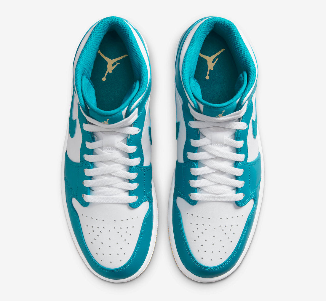 Jordan 1 Mid Aquatone - Vista 4