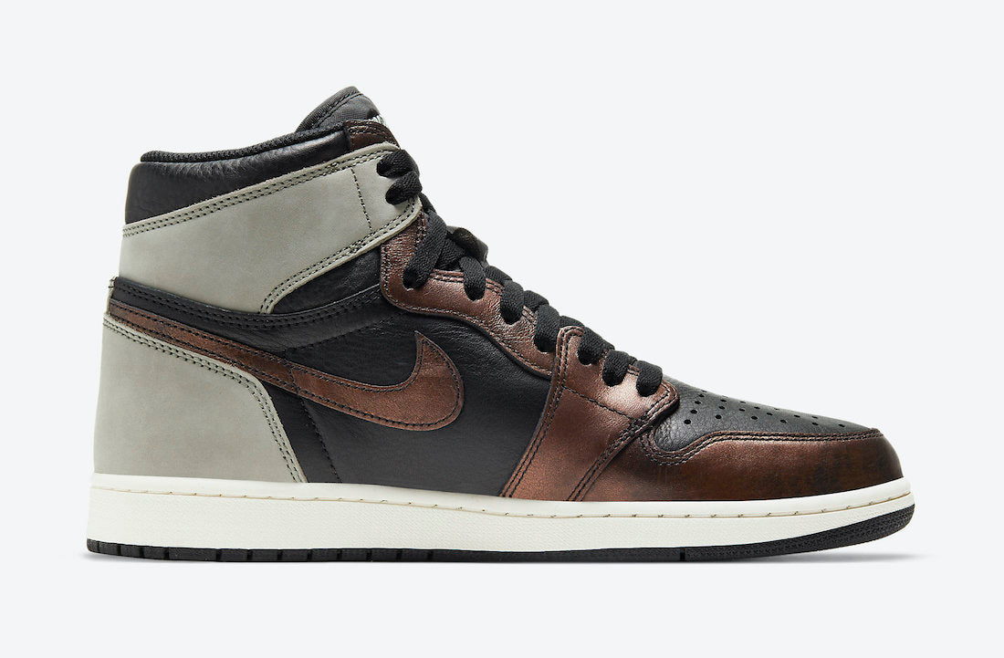 Jordan 1 Retro High Light Army Rust Shadow Patina - Vista 3
