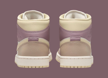 Jordan 1 Mid Light Orewood Brown Taupe Grey (Women's) - Vista 5