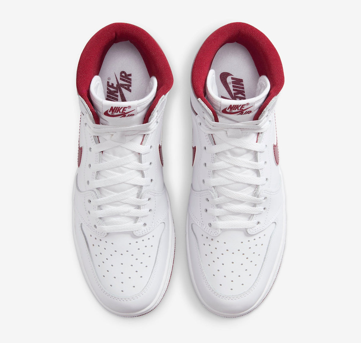 Jordan 1 Retro High 85 OG Metallic Burgundy - Vista 4