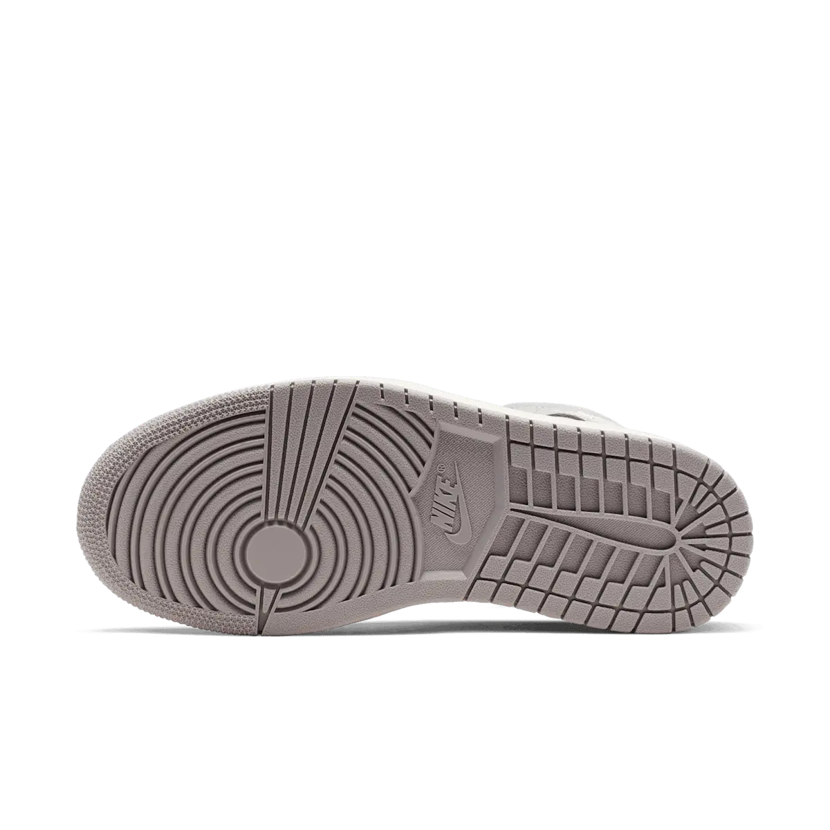 Jordan 1 Mid Atmosphere Grey Pale Ivory (Women's) - Vista 1
