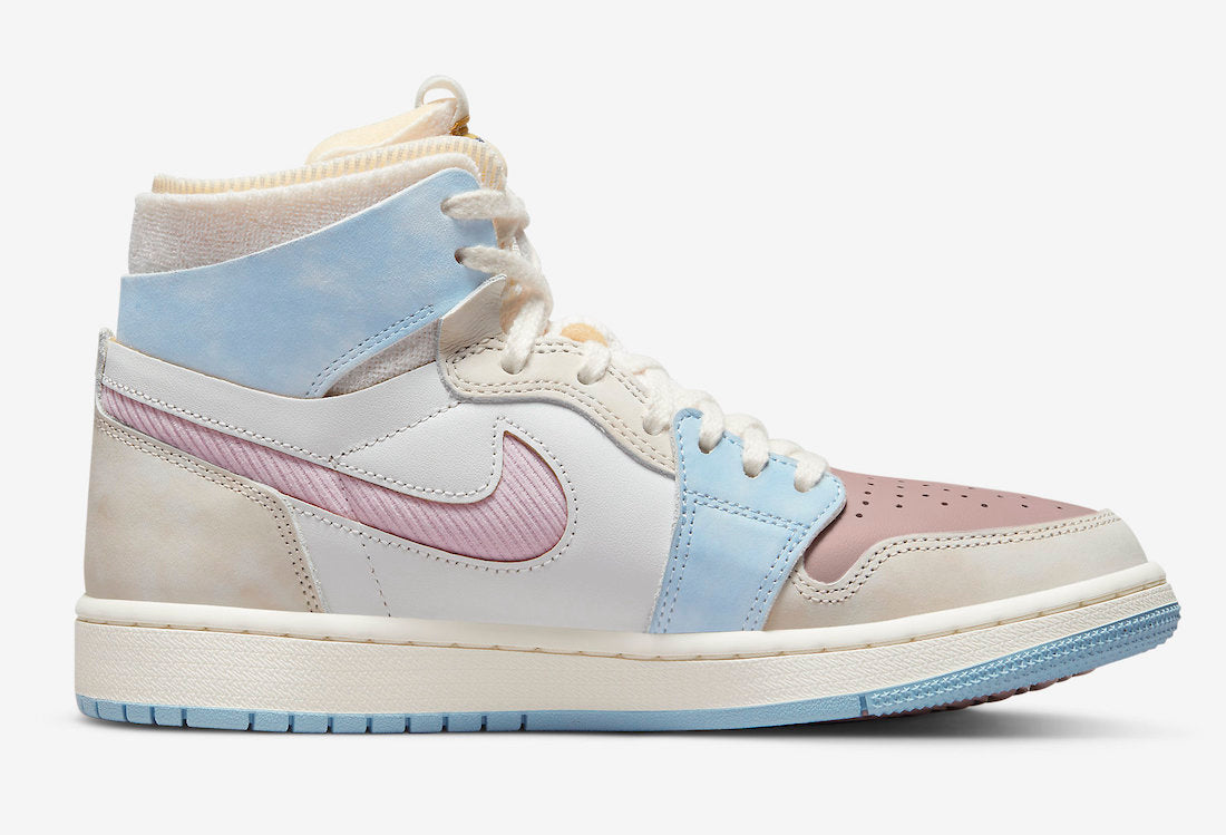 Jordan 1 High Zoom Air CMFT Pink Oxford (Women's) - Vista 3