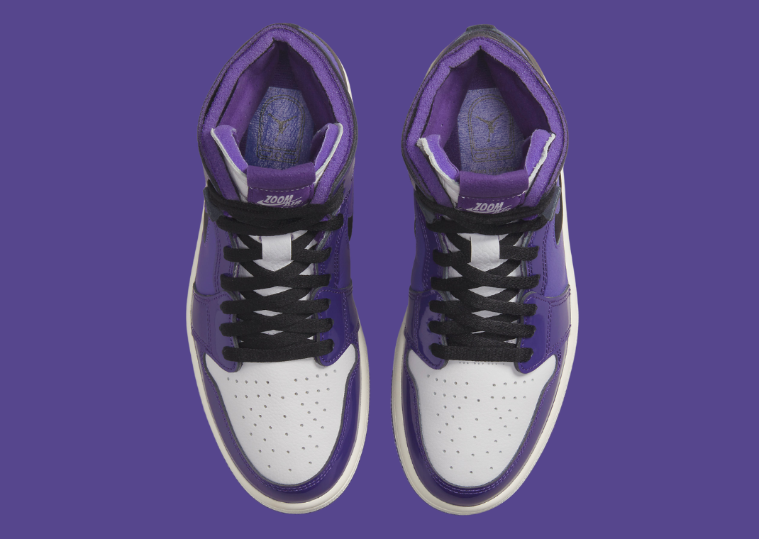Jordan 1 High Zoom Air CMFT Purple Patent - Vista 3
