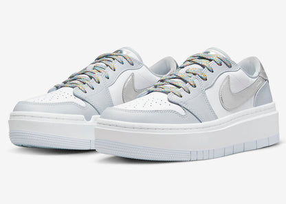 Jordan 1 Elevate Low SE Tear Away Silver (Women's) - Vista 1