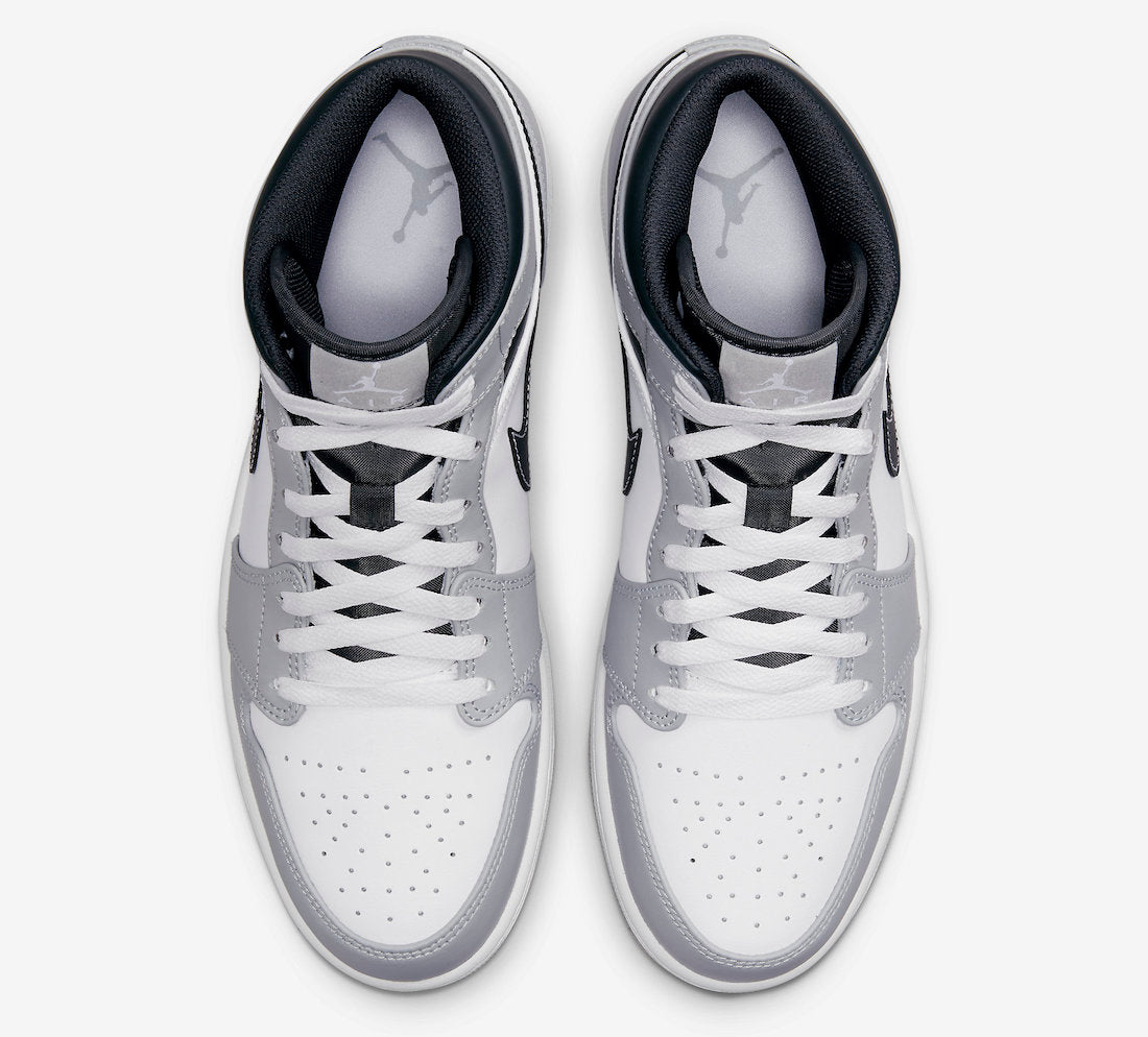 Jordan 1 Mid Light Smoke Grey Anthracite - Vista 4