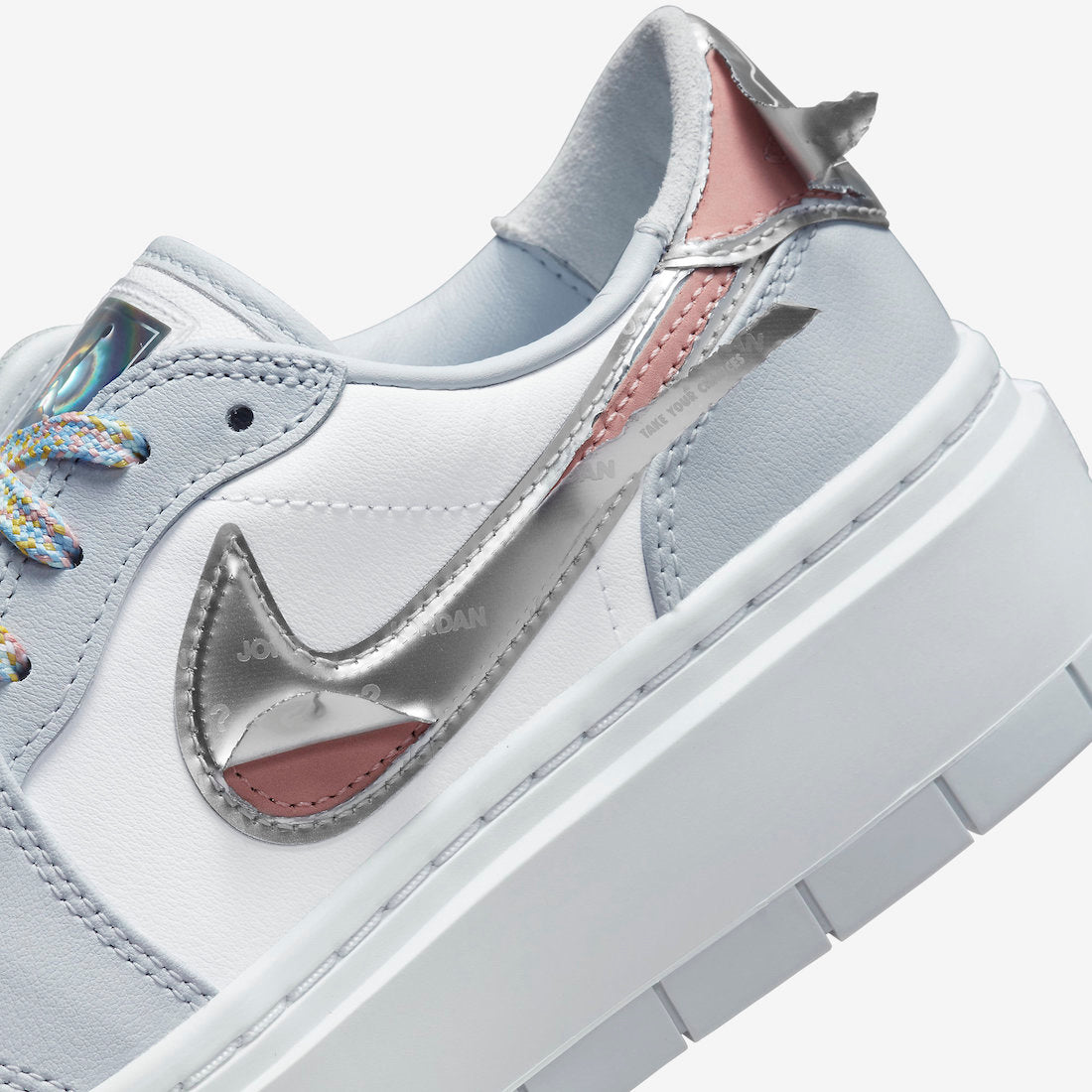 Jordan 1 Elevate Low SE Tear Away Silver (Women's) - Vista 9