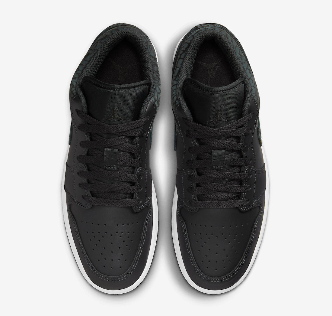 Jordan 1 Low SE Black Elephant - Vista 4