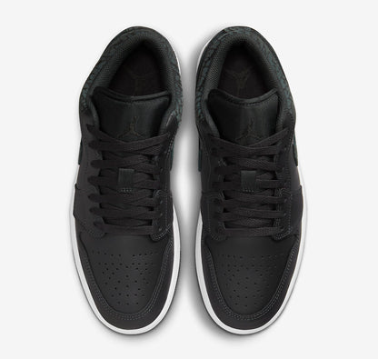 Jordan 1 Low SE Black Elephant - Vista 4