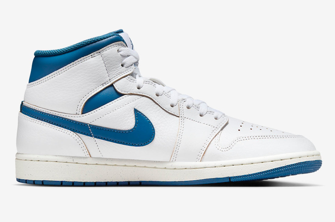 Jordan 1 Mid SE Industrial Blue - Vista 3