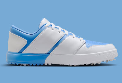 Jordan Nu Retro 1 Low Golf White University Blue - Vista 3