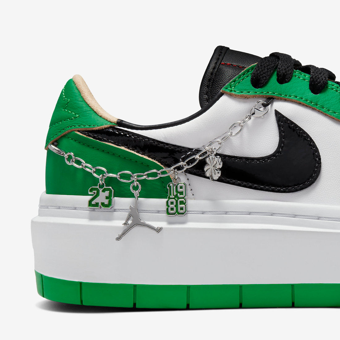 Jordan 1 Elevate Low SE Lucky Green (Women's) - Vista 9