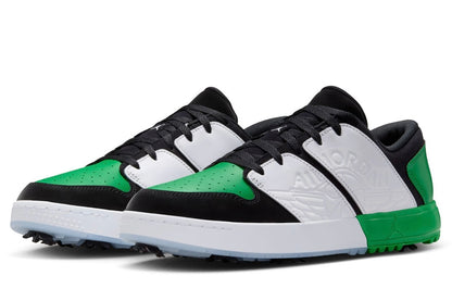 Jordan NU Retro 1 Golf Black White Blue Tint Lucky Green - Vista 1