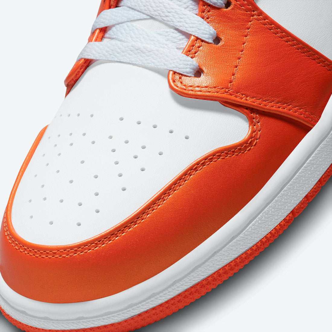 Jordan 1 Mid Metallic Orange - Vista 7