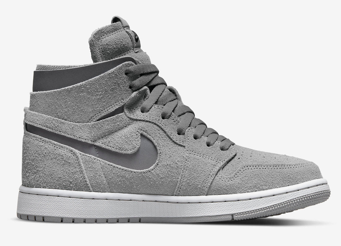 Jordan 1 Zoom CMFT Metallic Silver - Vista 3