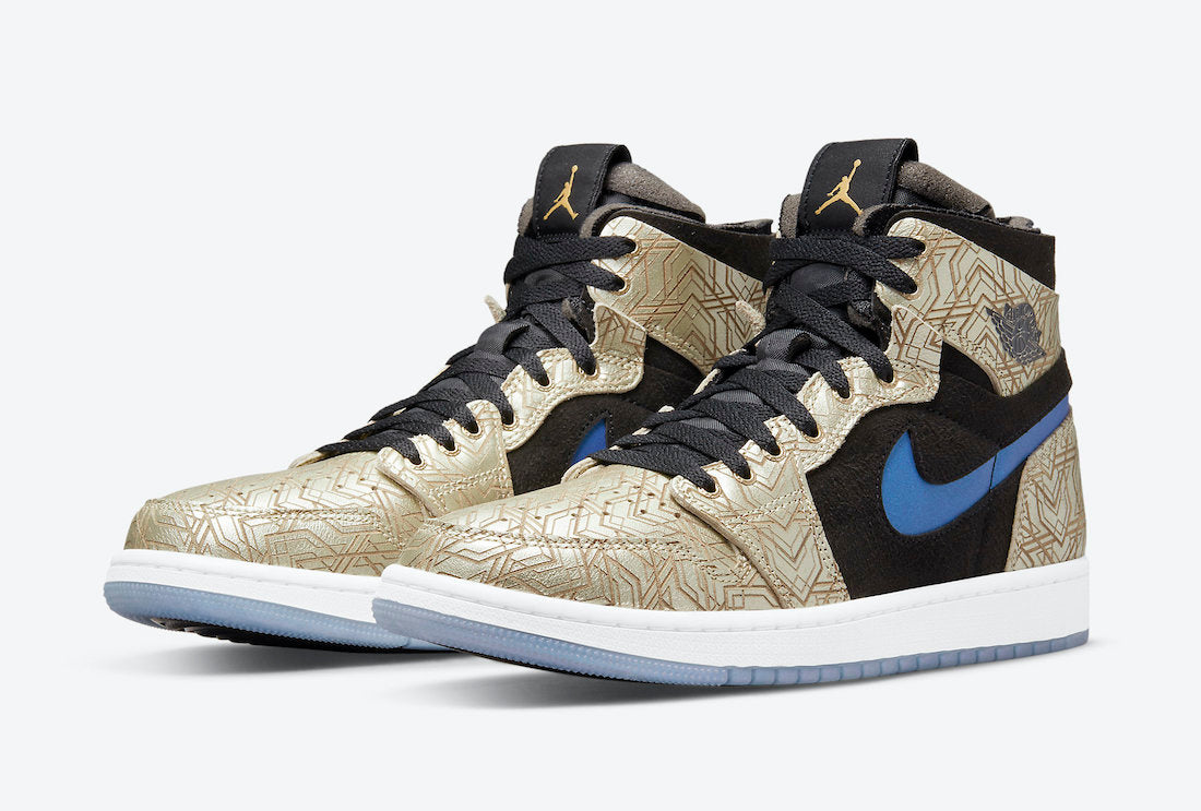 Jordan 1 High Zoom Air CMFT Gold Laser - Vista 1