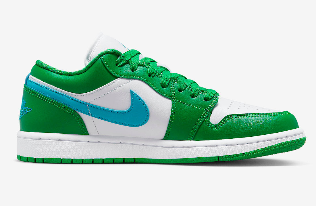 Jordan 1 Low Lucky Green Aquatone - Vista 3