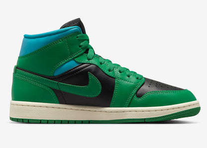 Jordan 1 Mid Lucky Green Aquatone - Vista 3