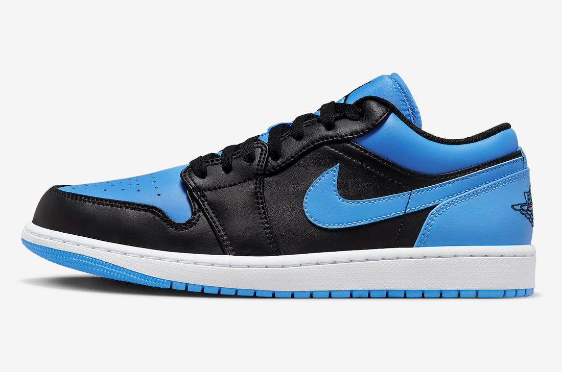 Jordan 1 Low Black University Blue - Vista 2