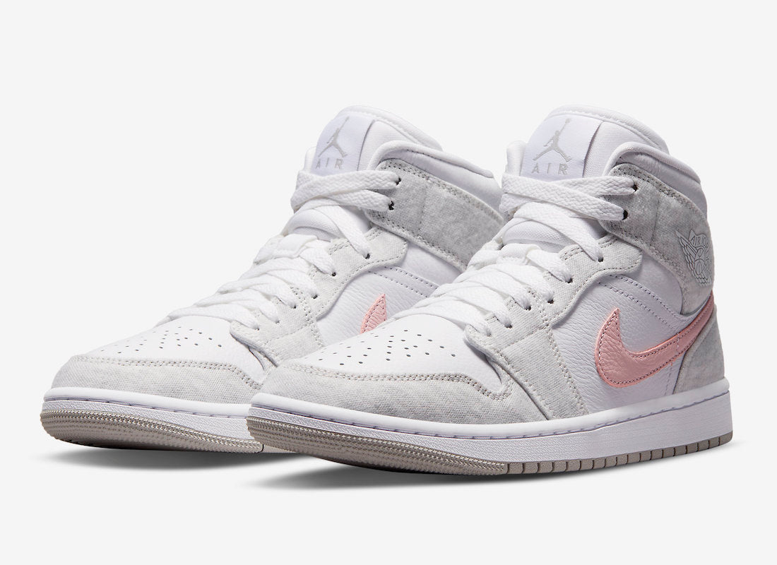 Jordan 1 Mid SE Light Iron Ore (Women's) - Vista 1