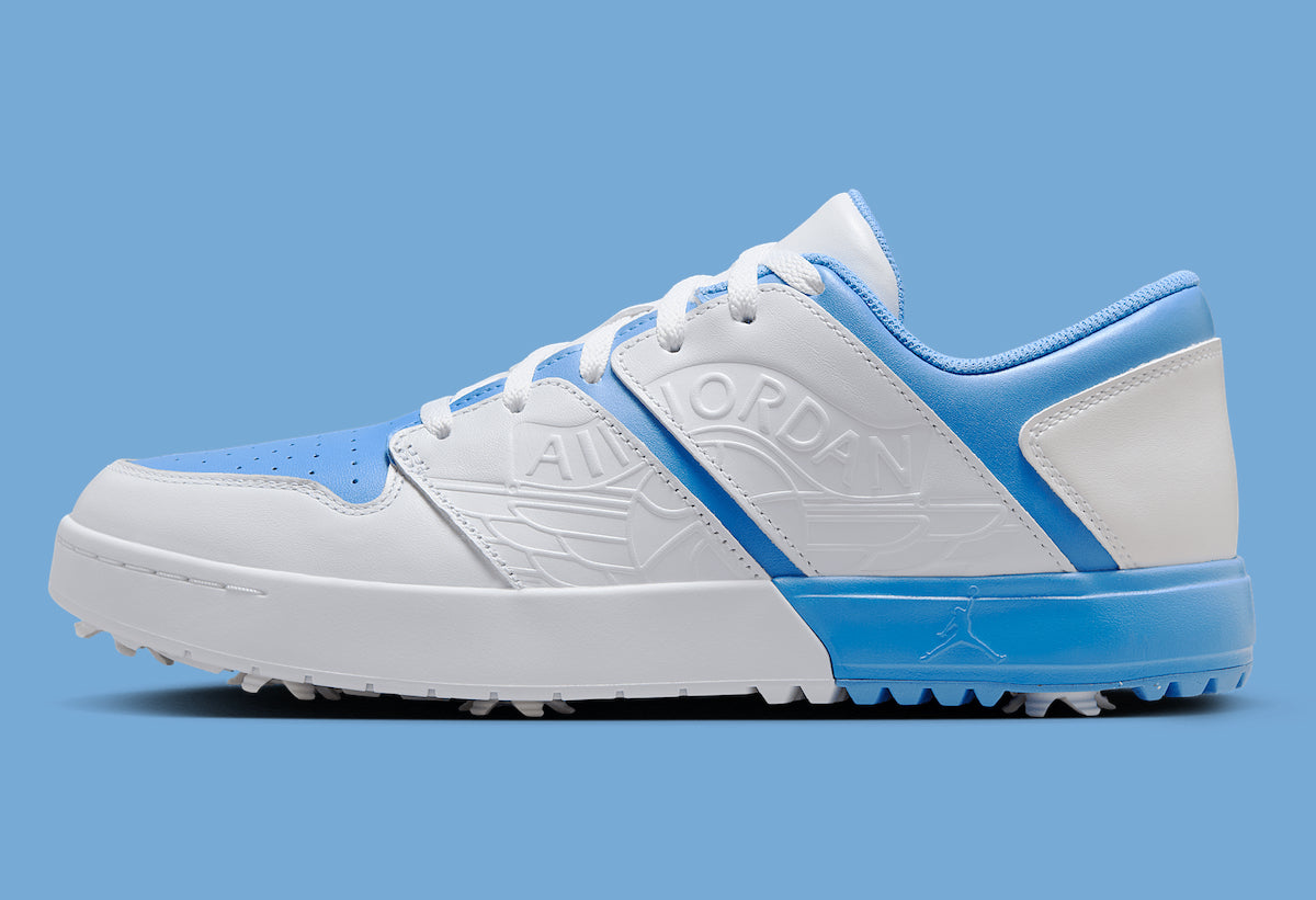 Jordan Nu Retro 1 Low Golf White University Blue - Vista 2